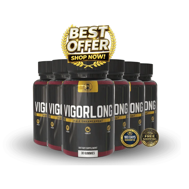 VigorLong Men's Wellness Support — 6 Bottle / 180 Day Pack