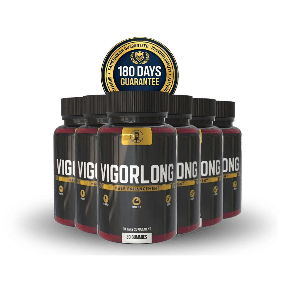 VigorLong Men's Wellness Support — Front Label
